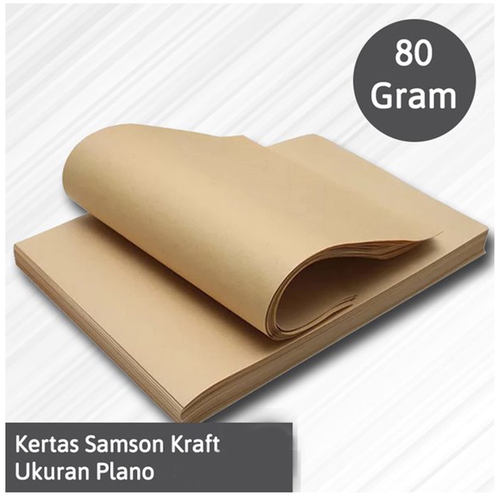 

Kertas Packing Samson Paper Kraft Full Size Coklat90 x 120 cm