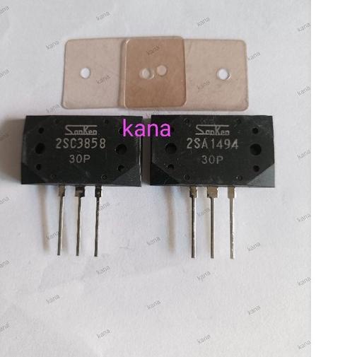 ✩ Transistor Sanken 2SA1494 2SC3858 Original Seri 30P + Mika ☏
