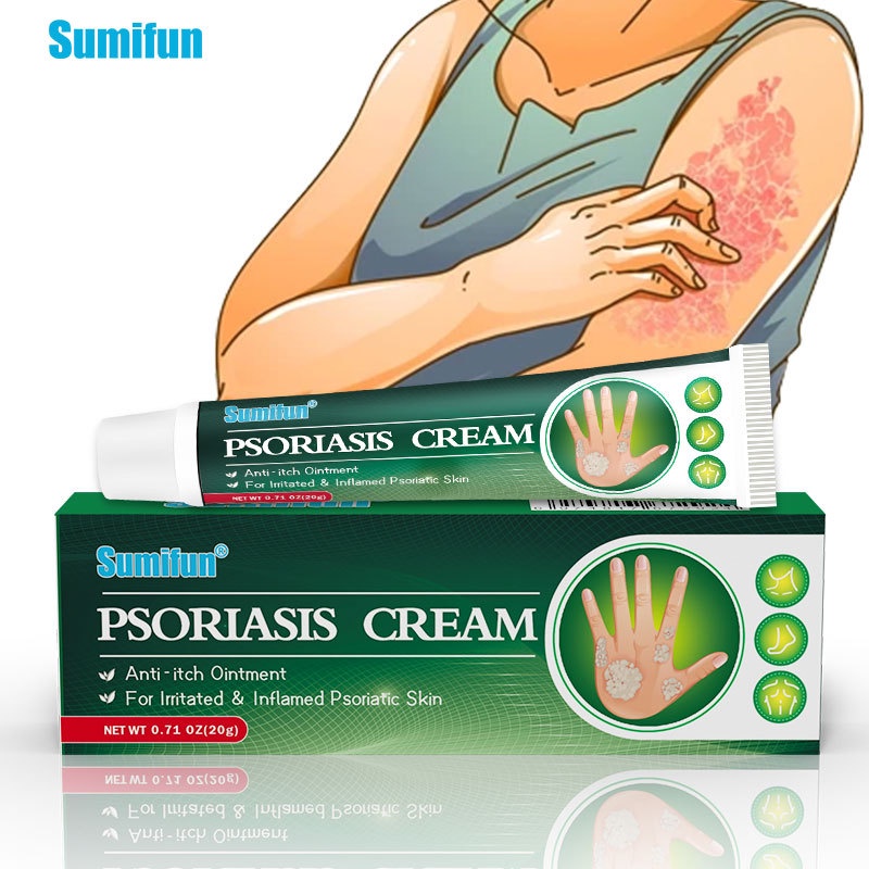 (COD) PSORIASIS Salep Gatal Gatal Exim Ruam Jamur Bakteri Eczema Jerawat Sumifun