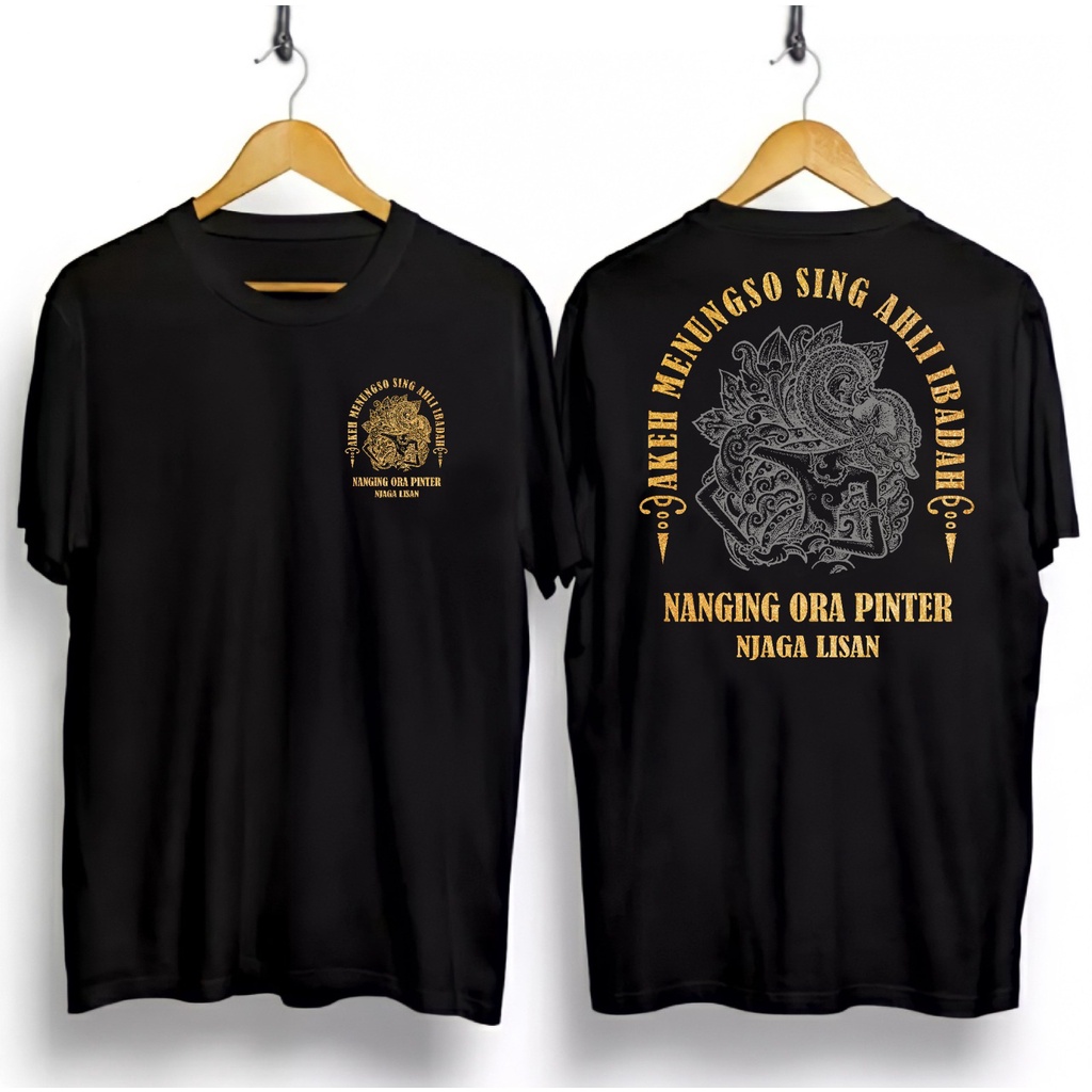 KMV - KAOS BUSANA BUDAYA WAYANG REKASA / KAOS BARONG BALI / KAOS DISTRO PRIA WANITA