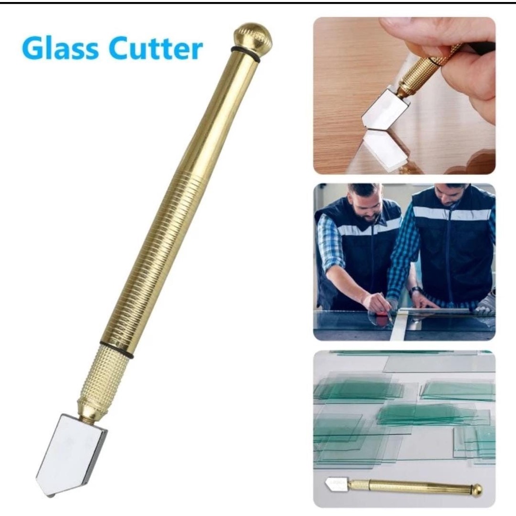 Alat Pemotong Kaca Pisau Keramik Potong / Cutter Glass - Gold