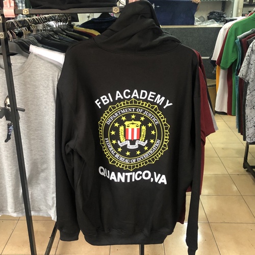 Jaket Hoodie FBI Academy Hoodie Casual Unisex Bahan Cotton Fleece [Bisa COD]