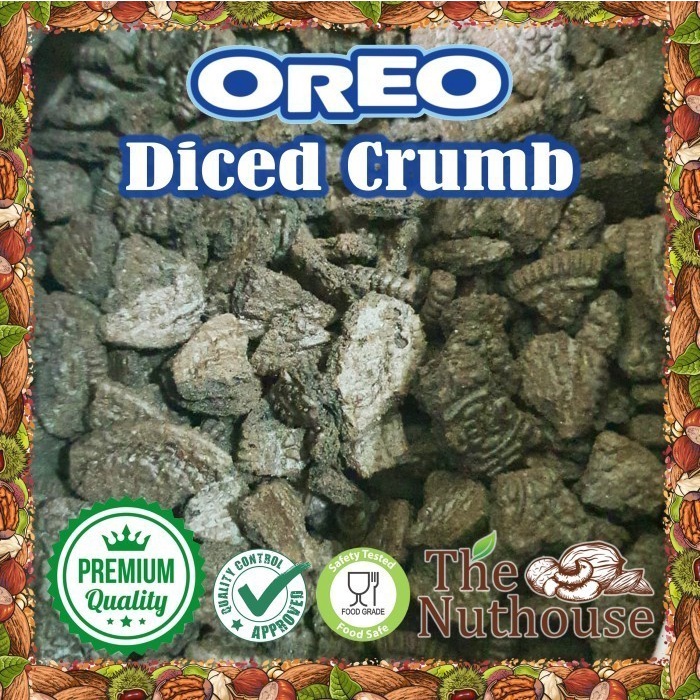 12kg Oreo Diced Crumb / Potong Dadu / Remah Kasar (1 Box / Dus)  [Nabisco]