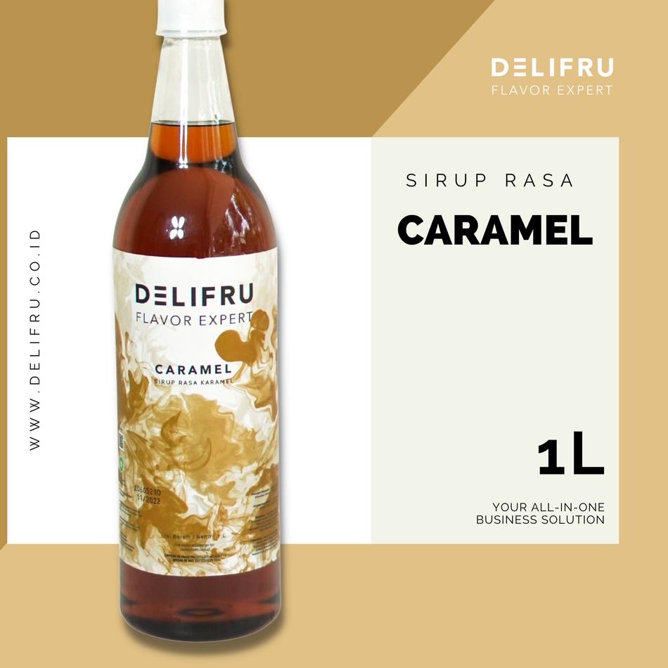 

☄ Syrup Caramel Delifru 1 Liter - Sirup Karamel Premium ✈