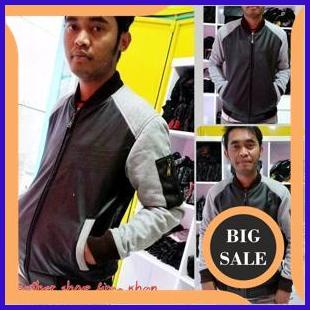perkakas jaket pria kulit semi varian kain ll HARGA PROMO jaket menyerupai kulit asli ll jaket kulit
