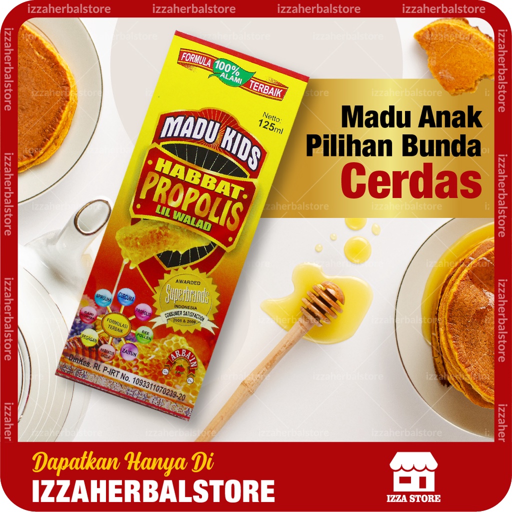 Madu Kids Habbat Propolis Lil Walad Madu Anak Penambah Nafsu Makan Netto 125ml Pilihan Terbaik