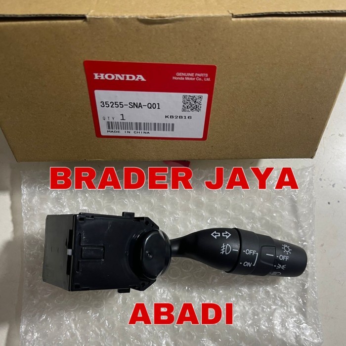 SWITCH SAKLAR SEN LAMPU FOG LAMP KANAN STIR JAZZ GE8 S RS CITY GM2 CRV GEN 3 RE1 2 CIVIC FD1 FREED G