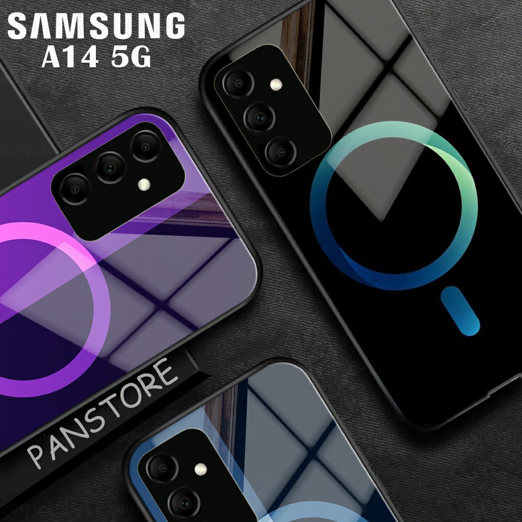 Softcase Samsung A14 5G Terbaru Softcase Kaca Samsung A14 5G -  Softcase Glass Glitter Samsung A14 5