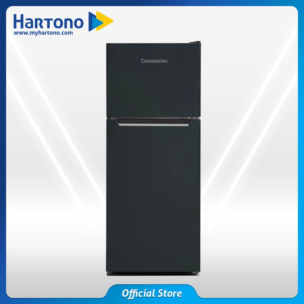 Changhong Kulkas 2 Pintu Kecil Refrigerator CRF208(BLACK)
