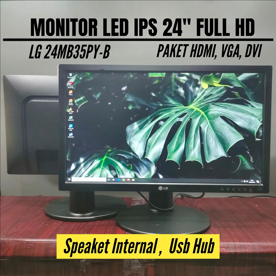 Obral Murah LED Monitor 24 23 22 Inchi Cocok Gaming Render Editing Grafis