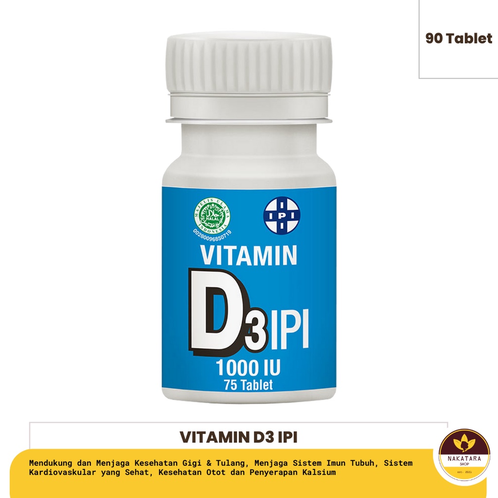 VITAMIN D3 IPI ISI 90 TABLET