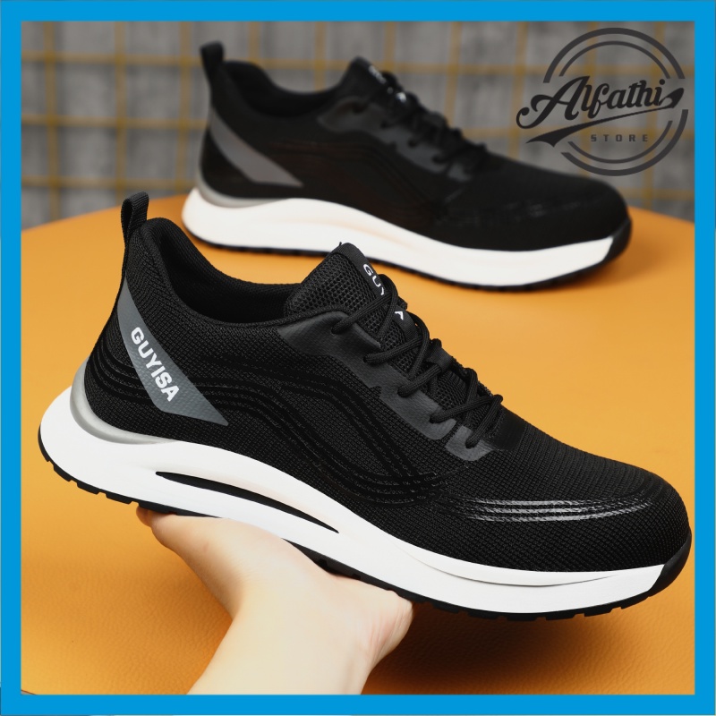 AlFathi Safety Sneakers Sport Black White Casual