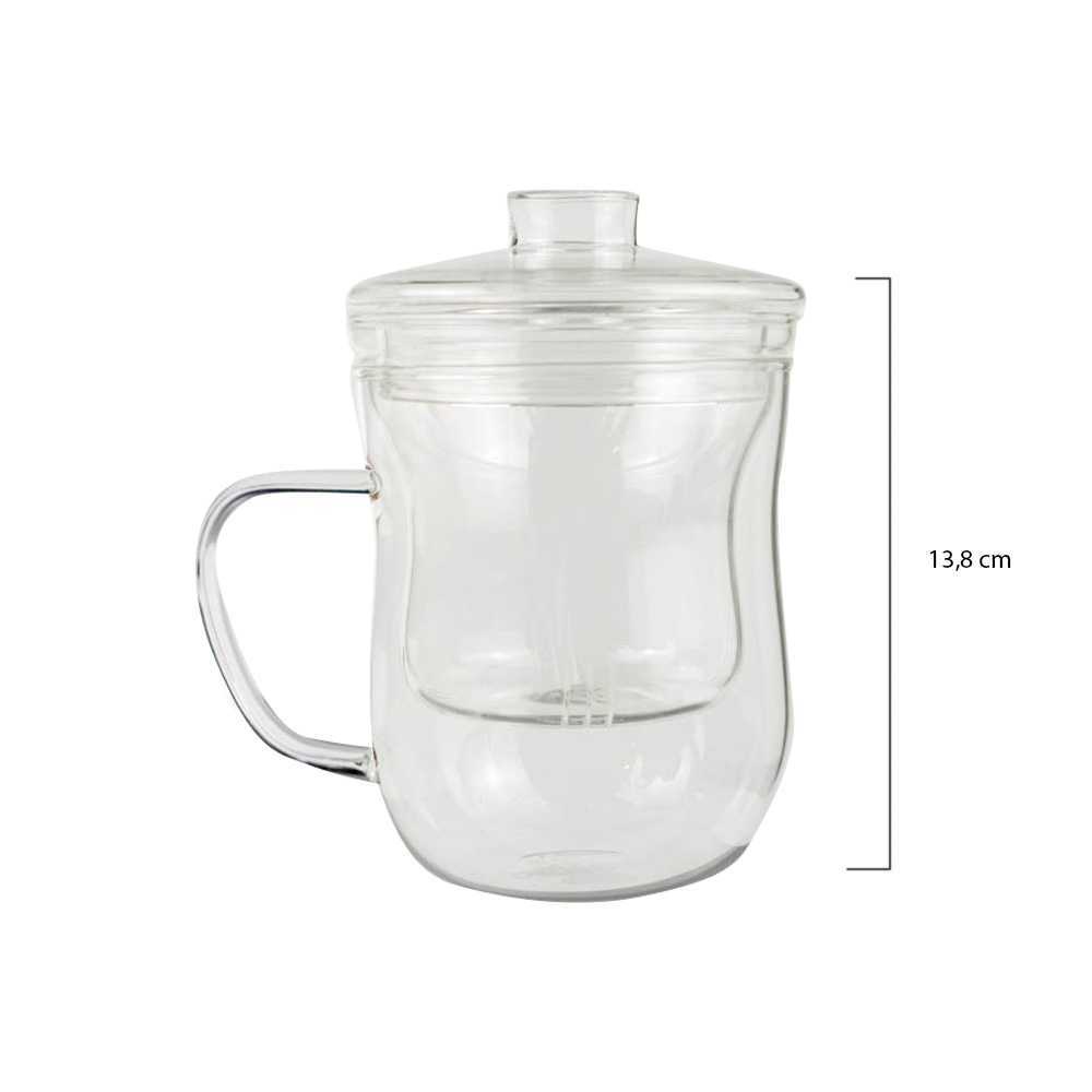 (BISA COD) FTIHSHP  Gelas Kopi Teh 300ml with Infuser Filter - RAL300