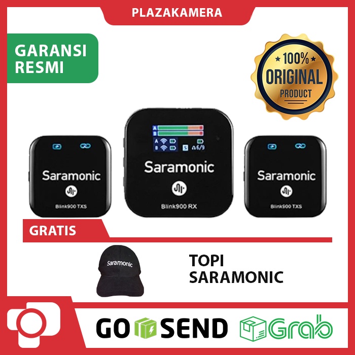 Saramonic Blink 900 S2 Dual-Channel Wireless Microphone 2.4GHz