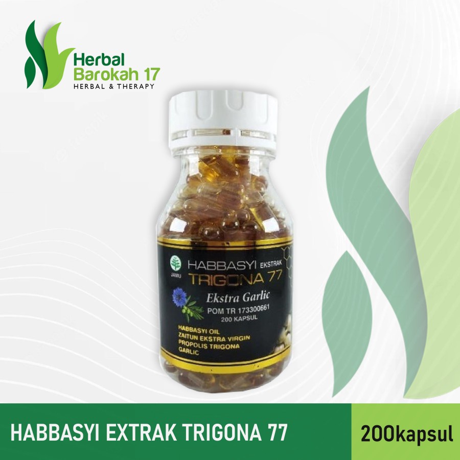 HABBASYI EKSTRAK TRIGONA 77 ekstra garlic 200 kapsul
