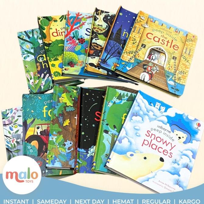 

Usborne Peep Inside Lift The Flap Ltf Buku Edukasi Bacaan Anak