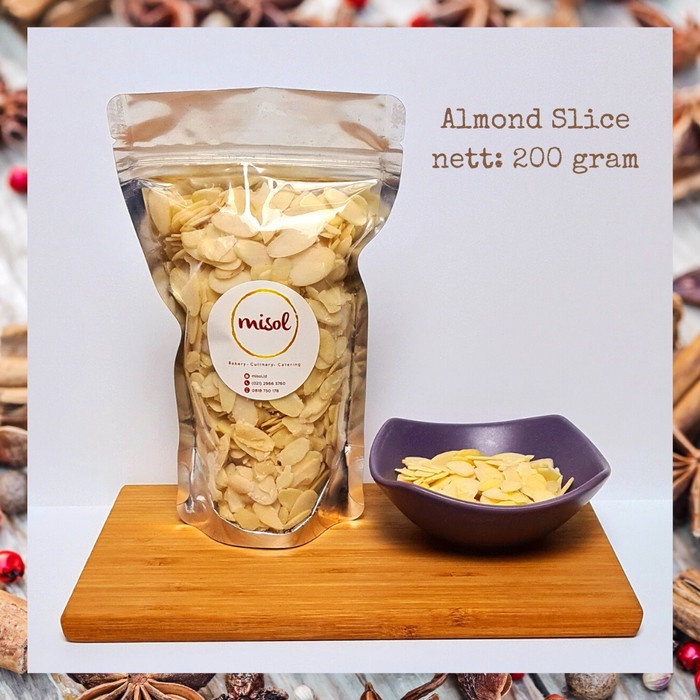 

Almond Slice MISOL netto 200 gram Premium Import dari USA