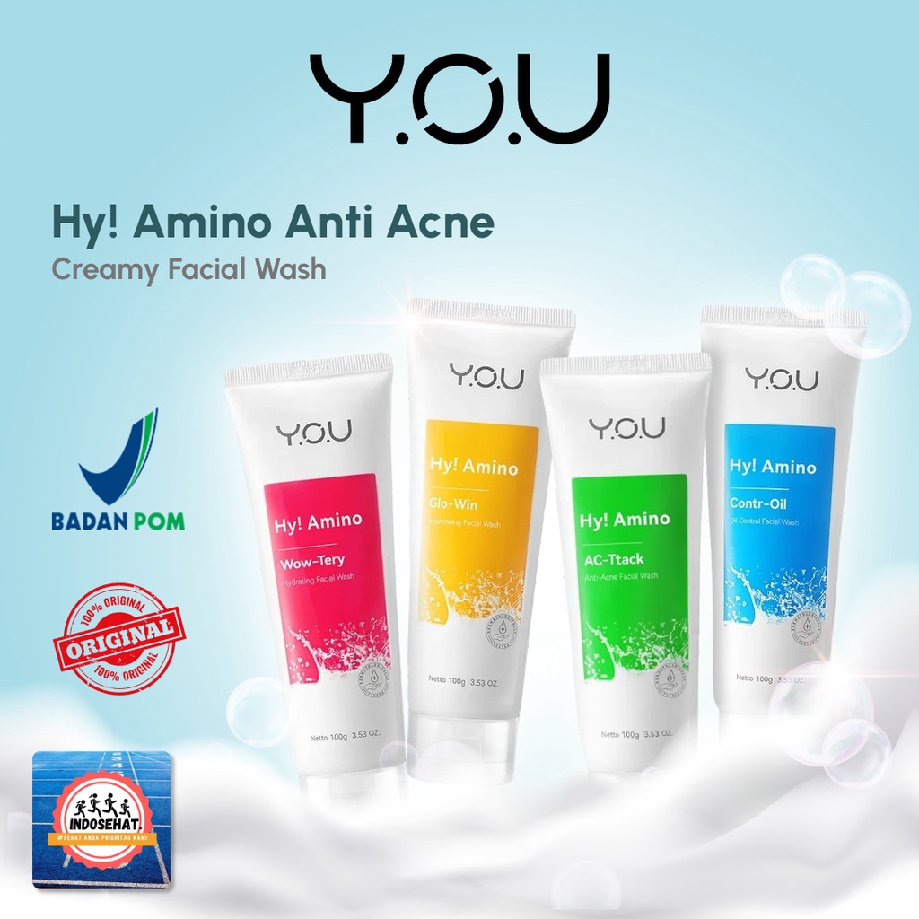 YOU HY! Amino Facial Wash 100ML / All Variant