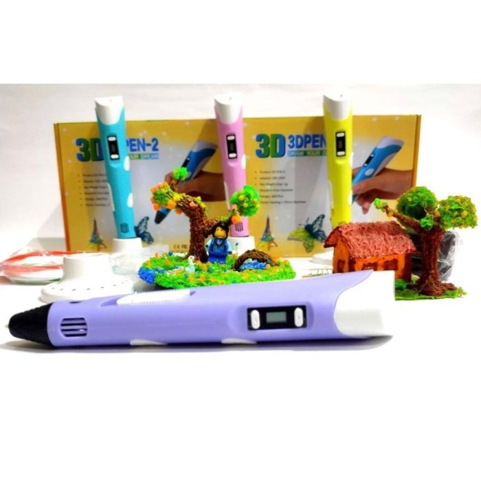 

Terlaris 3D Stereoscopic Printing Pen Pena Gambar 3D Drawing Pen Diy