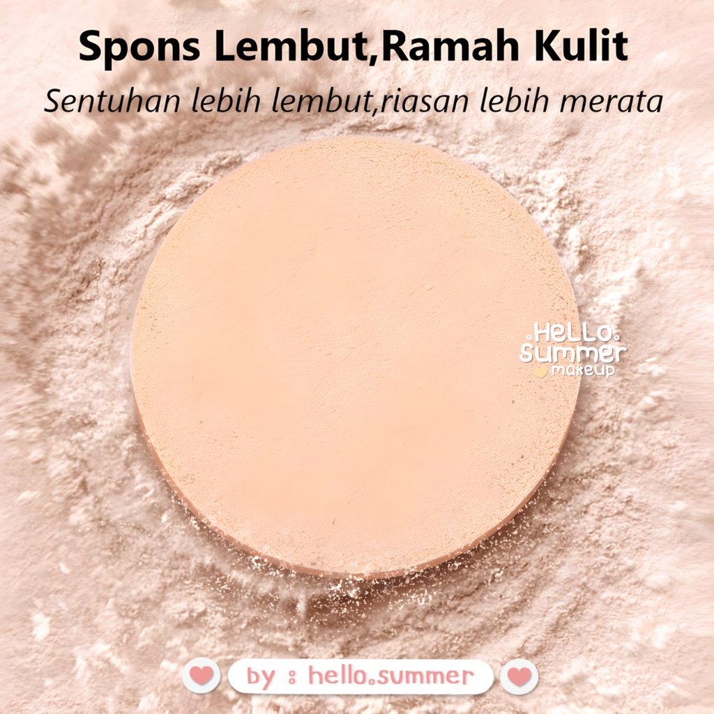 FROZEN Pressed Mineral Powder Make Up Bedak Padat Two Way Cake Matte Finish Oil Control 10gr