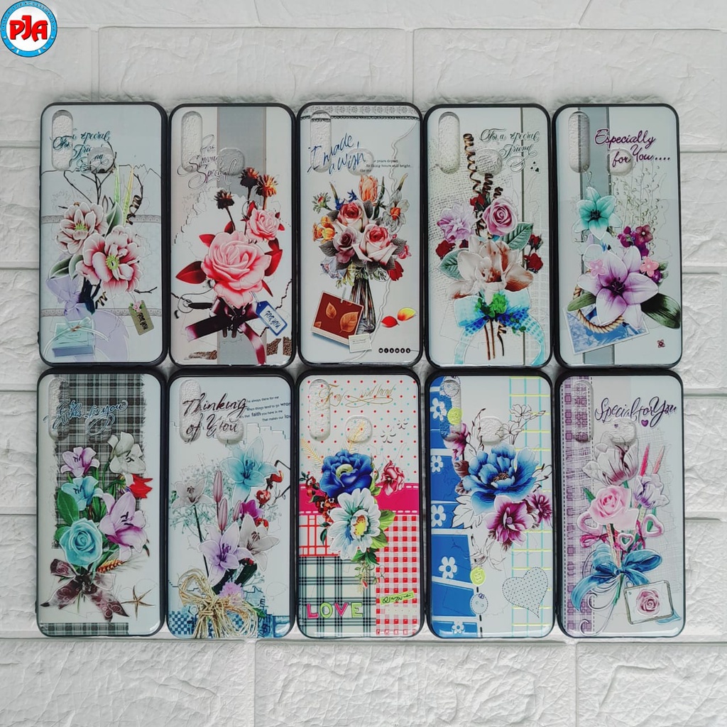 Case Softcase Casing Silikon Motif Flowers Infinix Hot 10