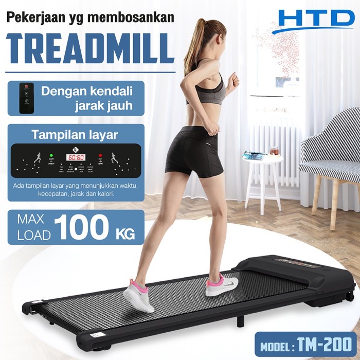 Htd Sport Treadmill Elektrik Treadmil Listrik Walking Pad Running Pad