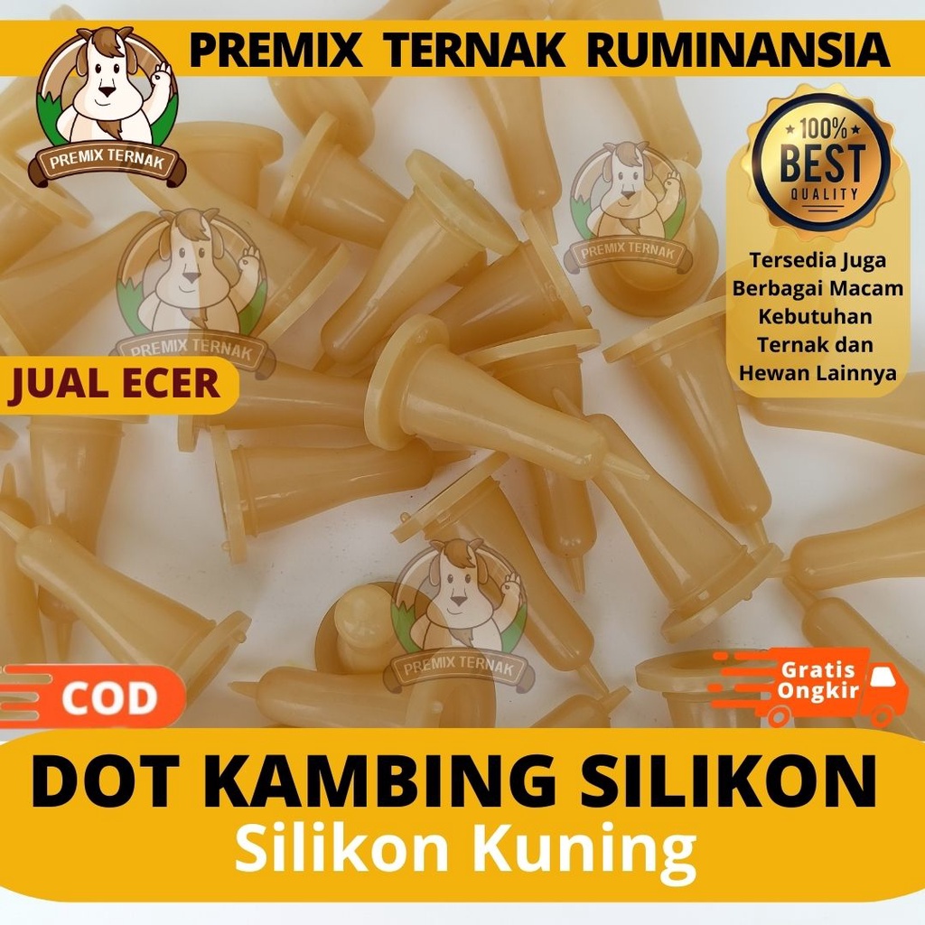 DOT KAMBING SILIKON KUNING (Tebal dan Elastis)
