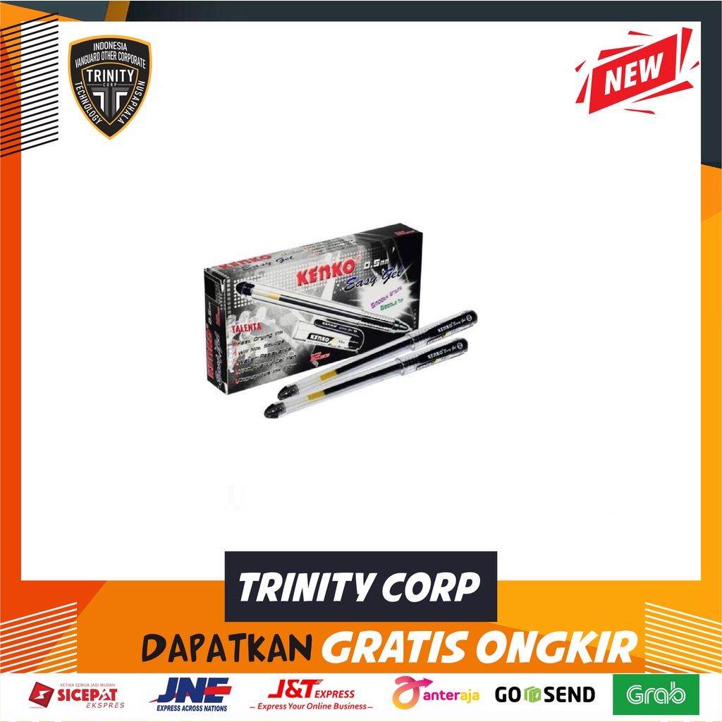 

BOLPEN EASY GEL KENKO Per Pack