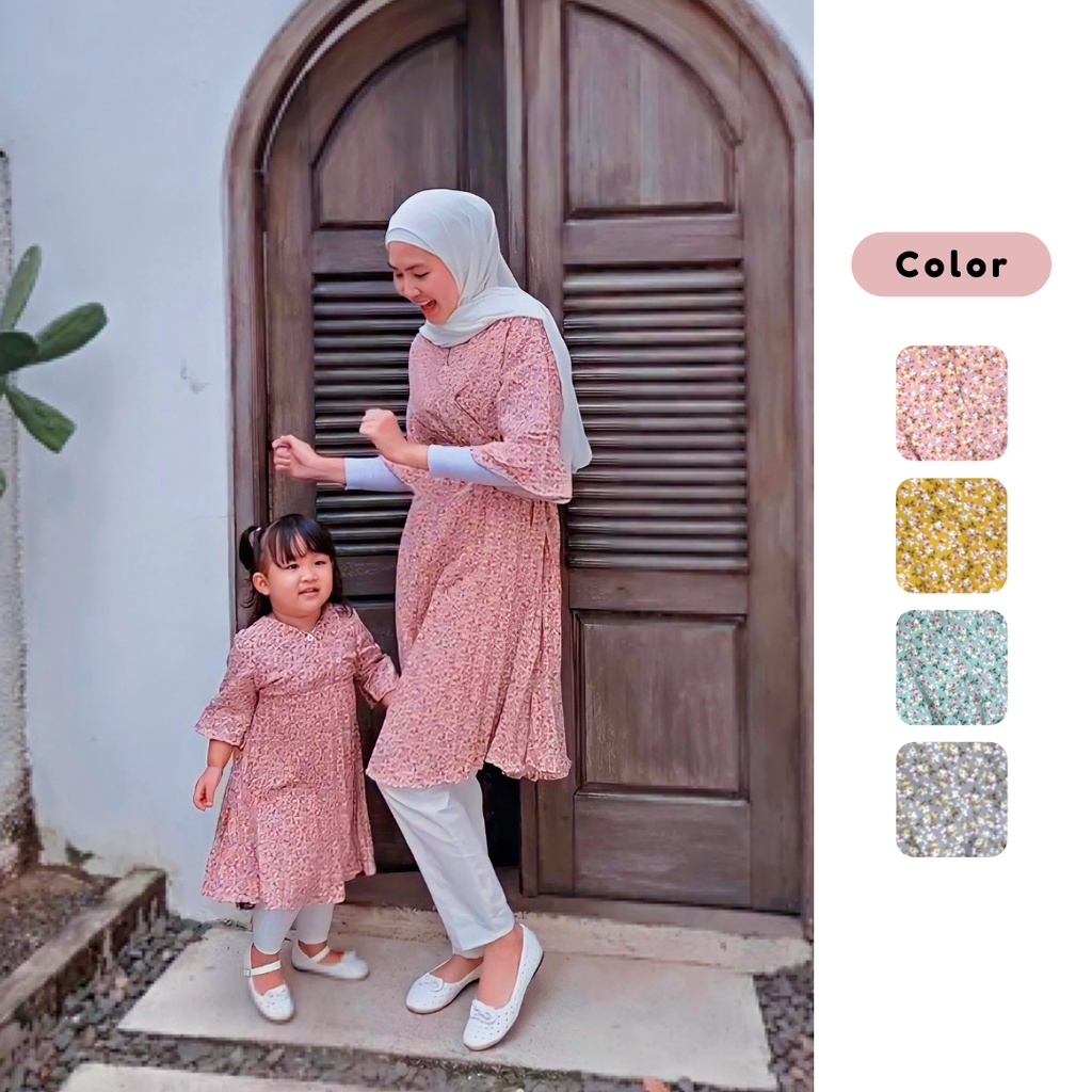 Marves - Amarathum Dress For Mom / Baju Dress Perempuan Dewasa Cantik / Dress Wanita Elegan