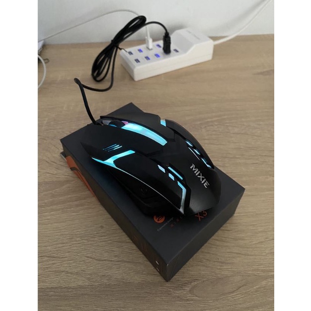 Mouse Gaming Kabel USB LED RGB Light / Wired Mouse / USB Optical Mouse - BM760