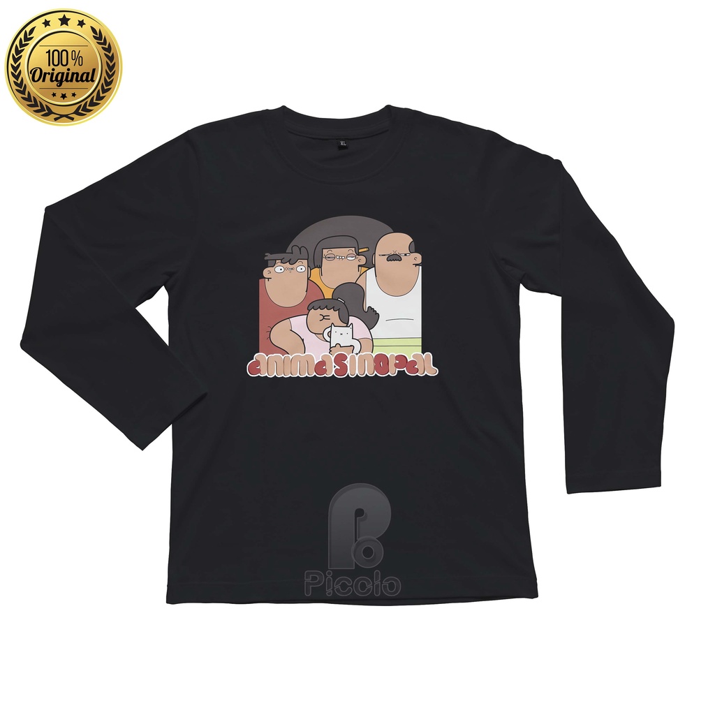 (FREE NAMA) BAJU KAOS ATASAN LENGAN PANJANG ANAK MOTIF KARTUN ANIMASI NOPAL UNISEX Bahan COTTUN