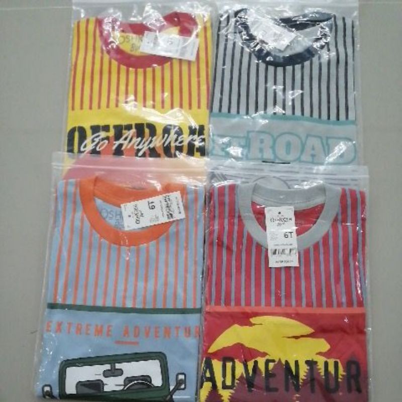 Kaos Anak Boy Pendek 4-12 Thn