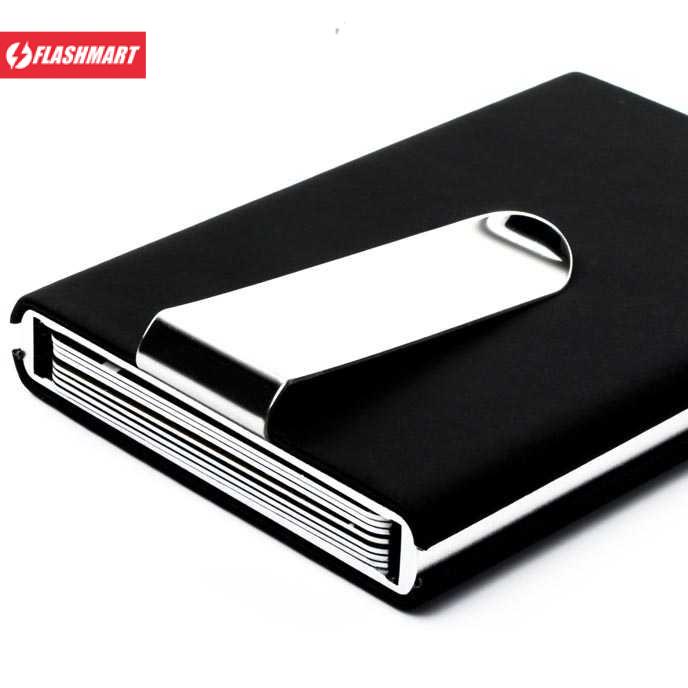 Flashmart Dompet Holder Klip Kartu dan Uang Kertas - 10021