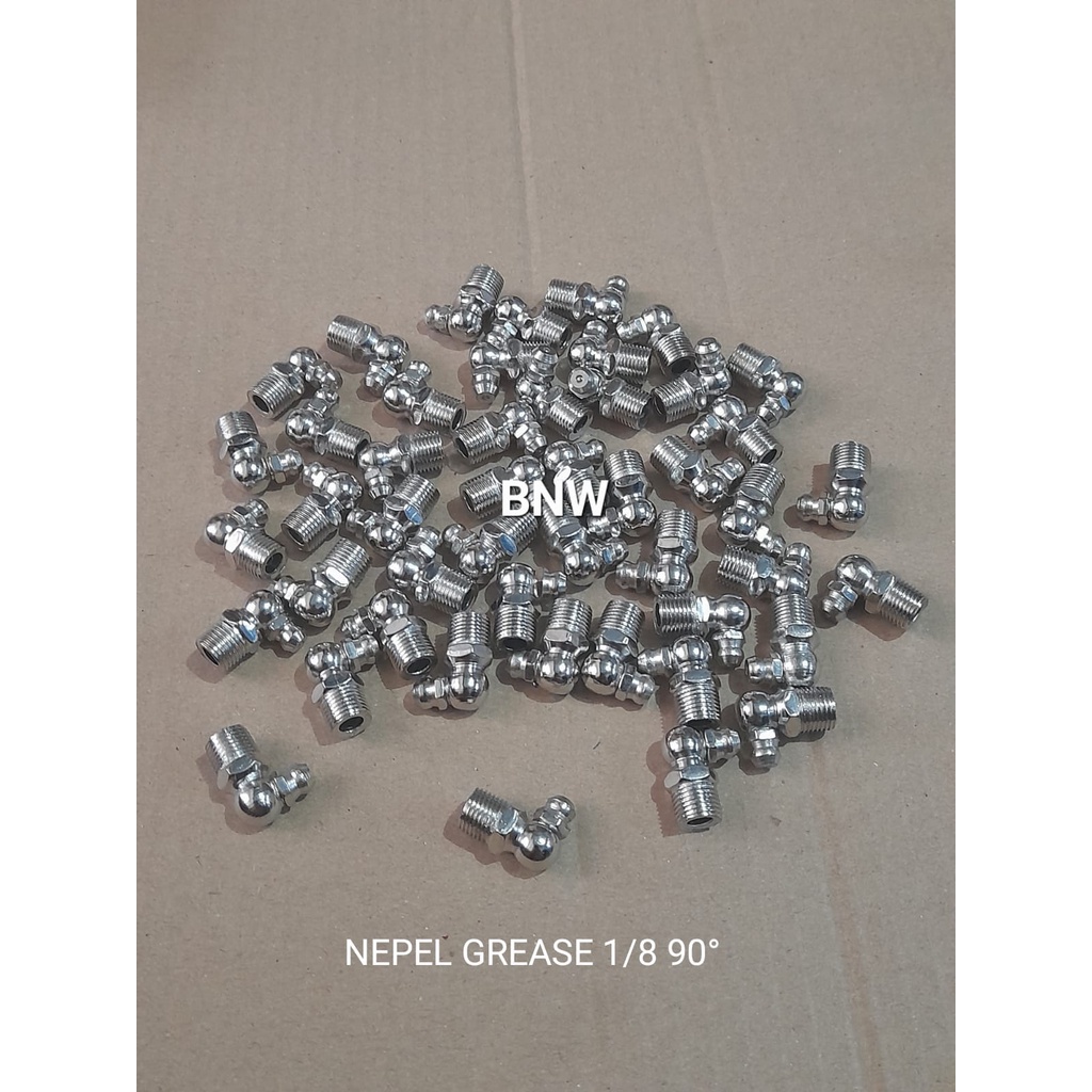 NEPEL GREASE / NEPEL GEMUK 1/8MM 90° DERAJAT BENGKOK UNIVERSAL GARANSI