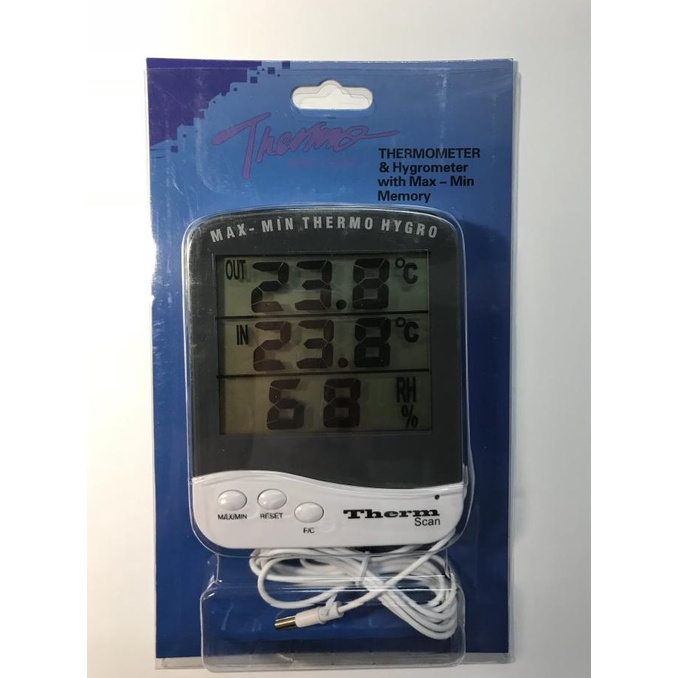 Thermo-Hygrometer Digital CHINA dengan KABEL hen05