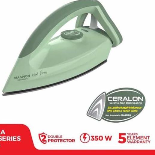 ♧ Maspion Setrika Hijab Series HA-365 HA 365 HA365 Dry Iron Ceralon ✮