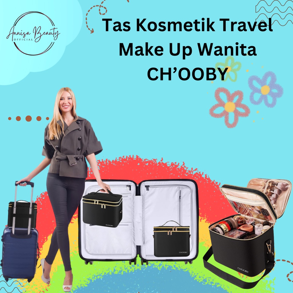 Tas Kosmetik Travel Make Up Wanita CH’OOBY