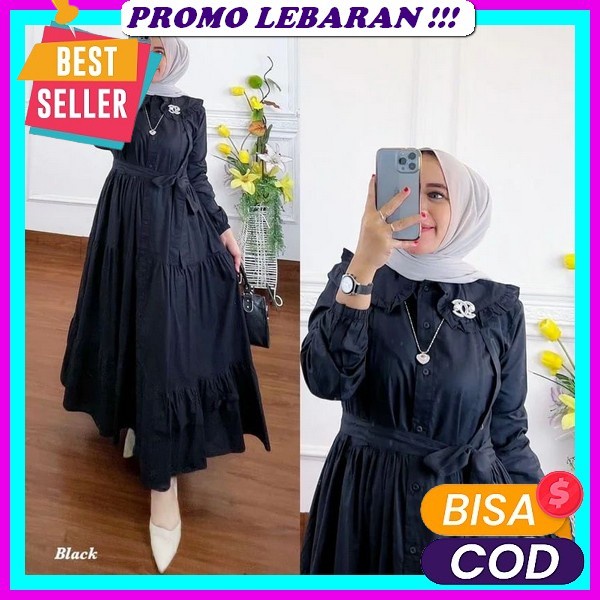 Gamis Abaya Turkey Dubai #801/ Cod Abaya Arab Jersey Mix Ceruti Bordir Mote Swarosky Model Terbaru 2