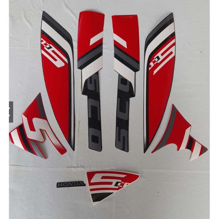 STIKER STRIPING LIS BODY MOTOR SCOOPY SPORTY 2023 TERMURAH LIS BODY SCOOPY SPORTY 2023 STANDAR