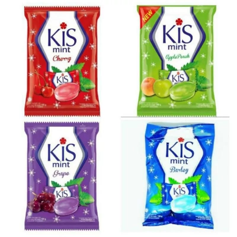 

Permen KIS Mint 125gr/cherry/barley/grape/apple