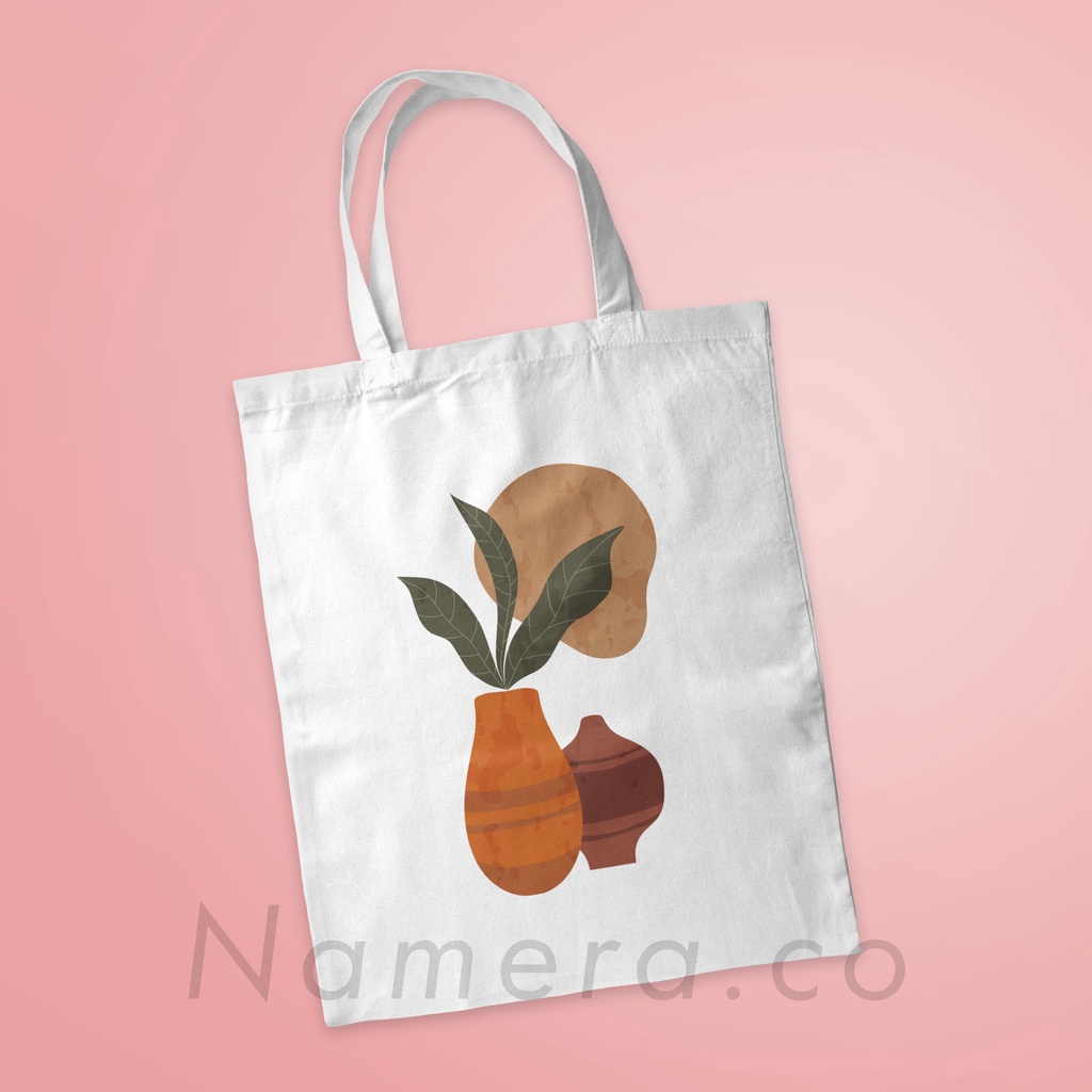 Tote Bag Resleting Kanvas Premium Fashion Tas Totebag Wanita Aesthetic EF002