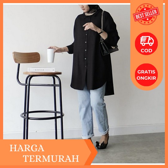 Tunik Korea / Jill Tunik / Baju Tunik Wanita / Baju Tunik Baju Atasan Wanita Kekinian Tunik Wanita T
