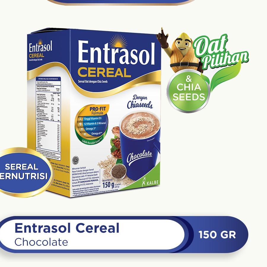 

Buruan Belanja ENTRASOL CEREAL CHOCOLATE (5 Sachet @30gr)