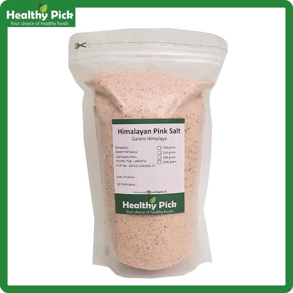 

Himalayan Pink Salt 1000gr Garam Himalaya 1kg