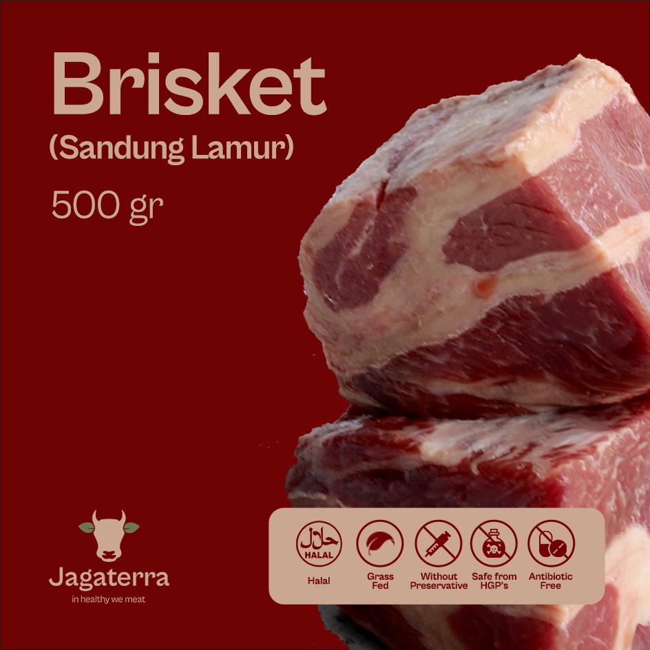 

Brisket (Sandung Lamur) 500gr - Grass Fed Premium