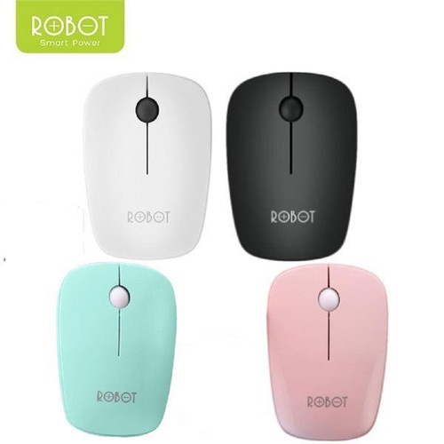 MOUSE WIRELLES ROBOT M220 WIRELES WIRELESS AKSESORIES LAPTOP KOMPUTER MINI OPTICAL MURAH