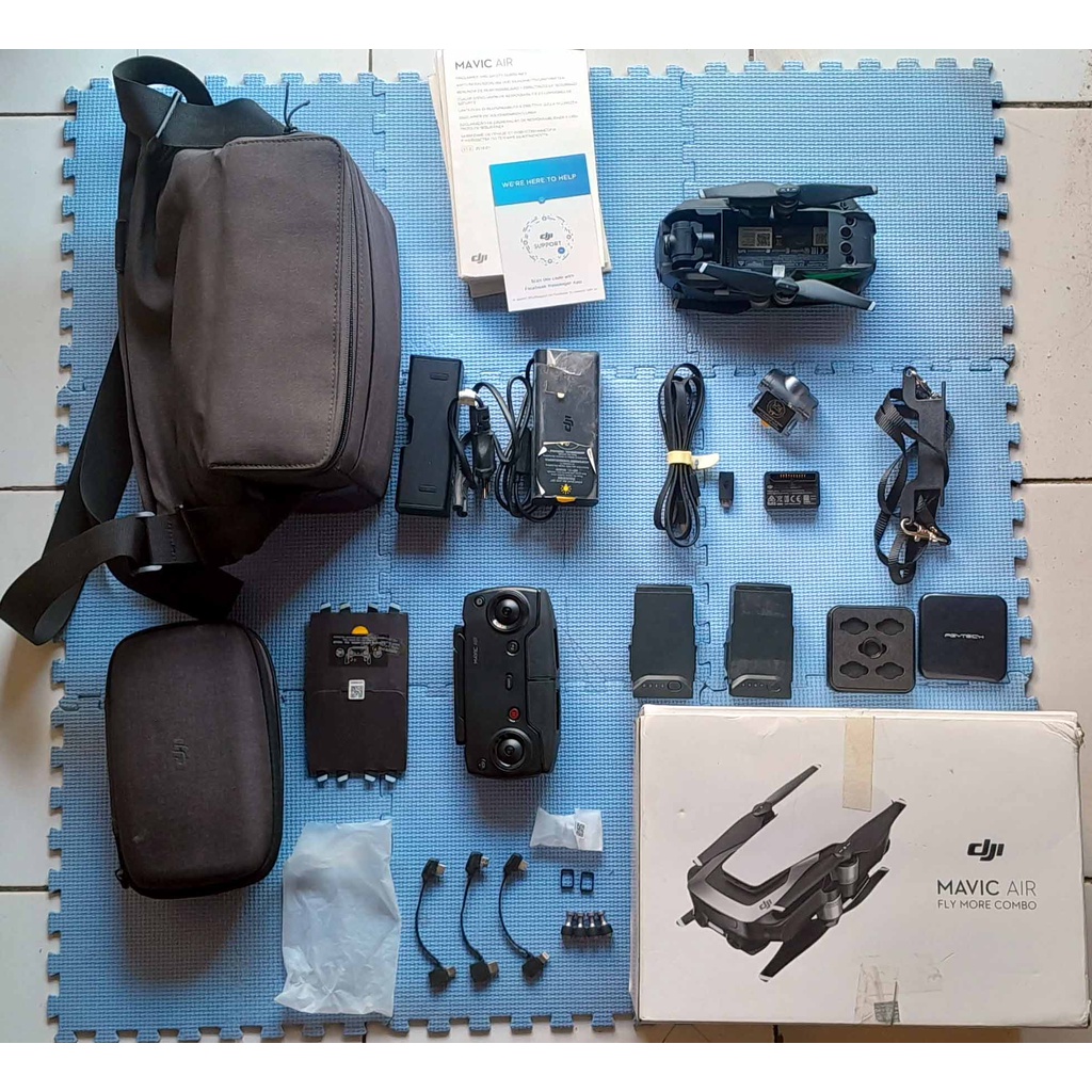 Drone DJI Mavic Air Combo Second (2 Battery + Bonus CPL merk PGYTECH)