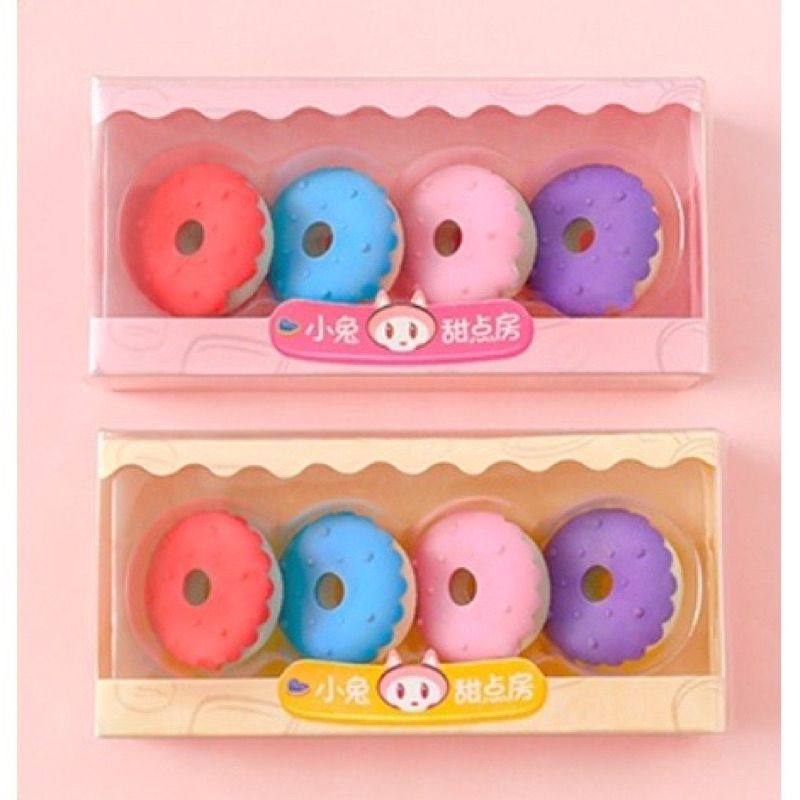 

1 set isi 4 Pengahapus Karakter Ice Cream dan Donut
