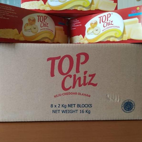 

✾ Keju Topchiz Cheddar 2kg Top Chiz ℮