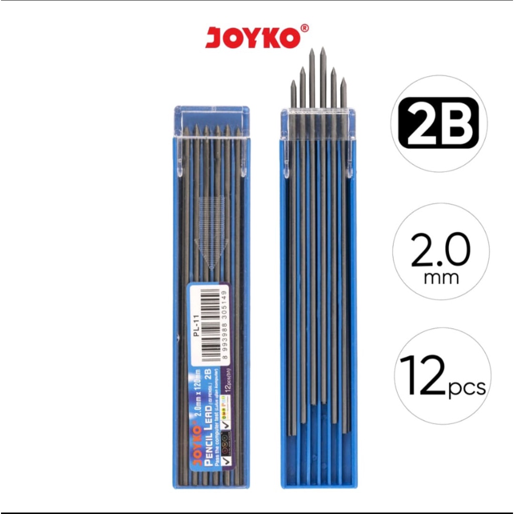 

Isi Pensil Mekanik Joyko PL-11 2B 2.0